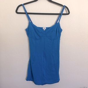 Aritzia Wilfred Blue Bustier Top Medium EUC